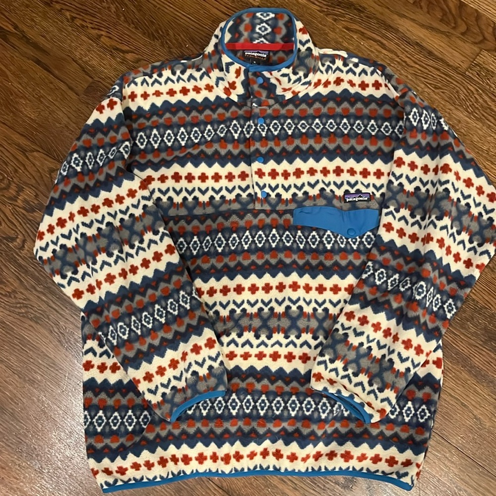 Like New Patagonia Men’s Synchilla Snap Fleece Pullover, Size XL